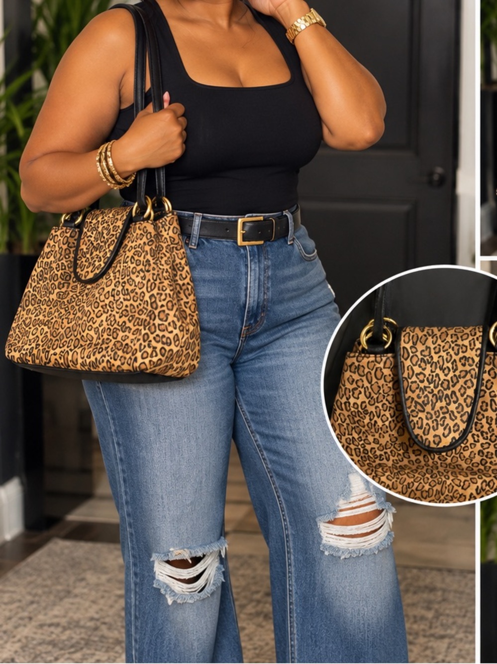 Leopard Print Purse